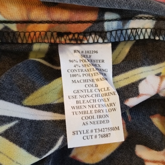 Connected Apparel Floral FlutterSleeve Dress - Picture 8 of 8